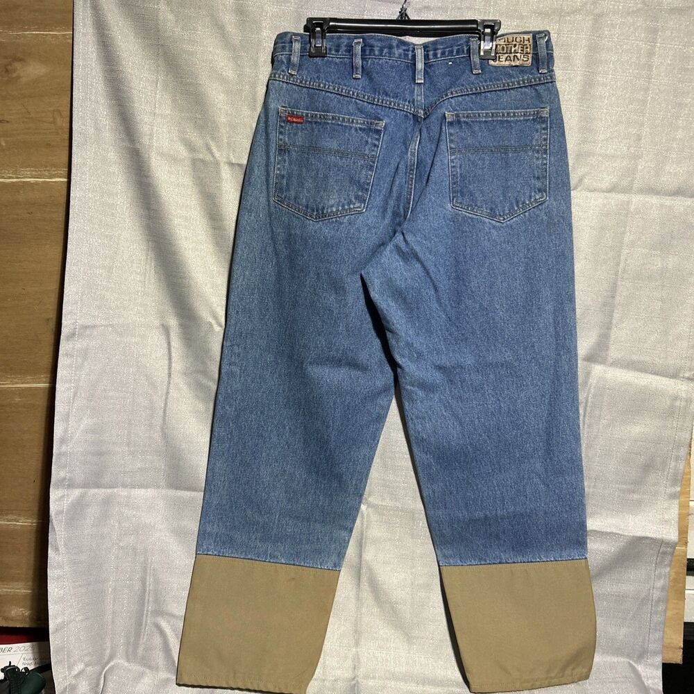 Vintage‎ Columbia Double Knee Mother Tough Jeans Size 36x32 Outdoor Gorpcore - Picture 5 of 10